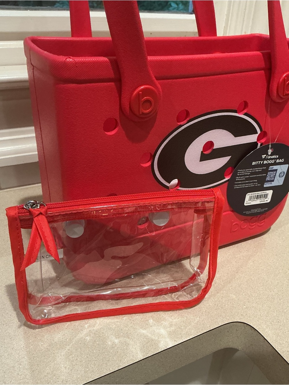 BOGG BAG - UGA Georgia Bulldogs Bitty Bogg Bag NWT View 5